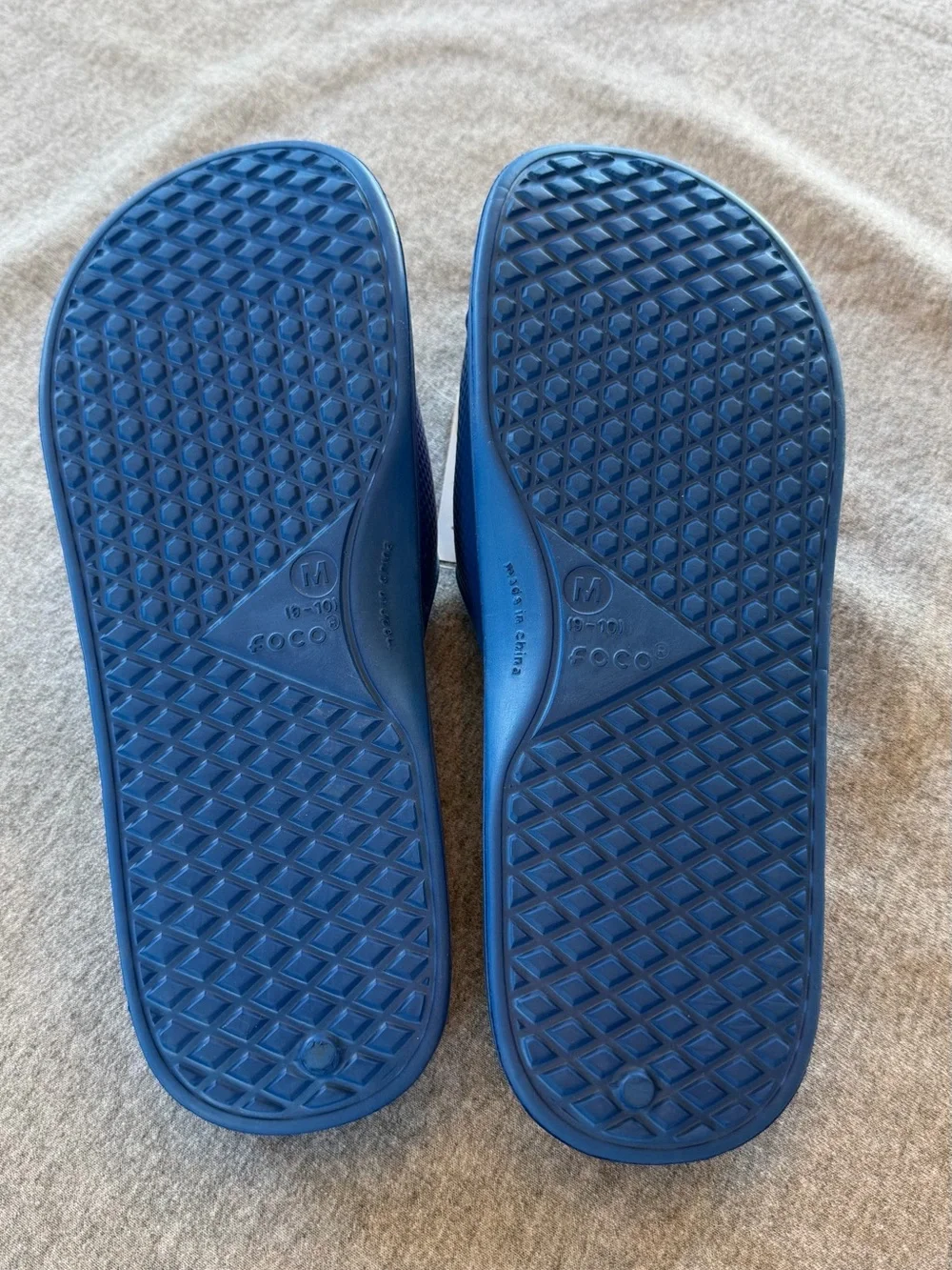 Los Angeles Dodgers Blue Slide Sandals (LA Logo)